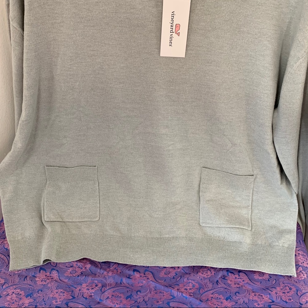 🦋SALE🦋**NWT** Vineyard Vines Patch Pocket Sweater - Picture 8 of 11